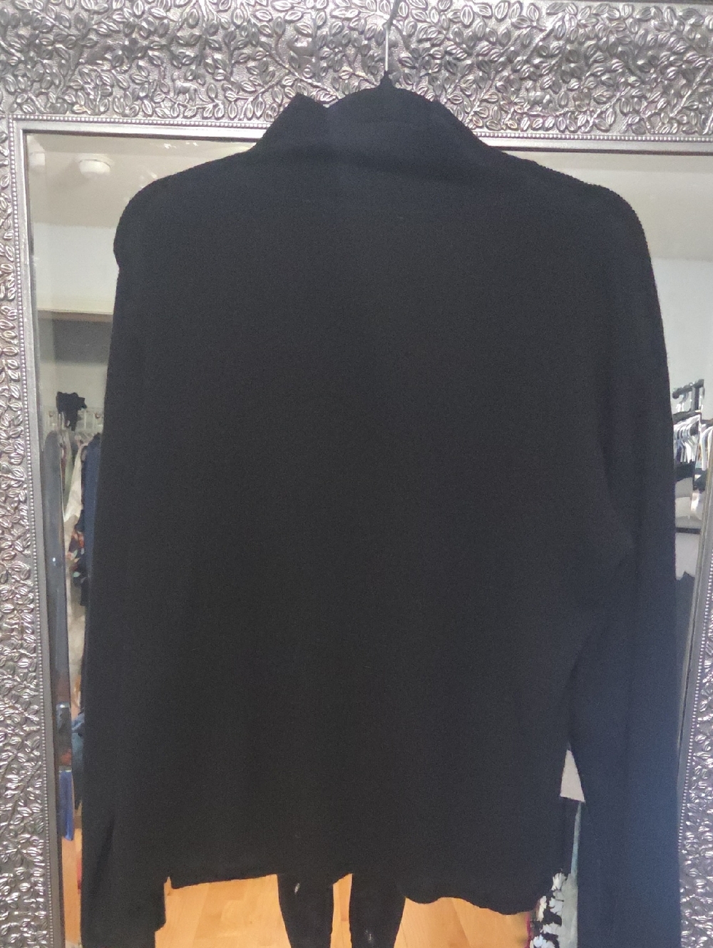 Luxe 100% Cashmere Mockneck Looser Slit Sleeve And Sides Sweater